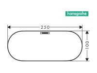 MEDIDAS TAPA PARA JABONERA WALLSTORIS HANSGROHE